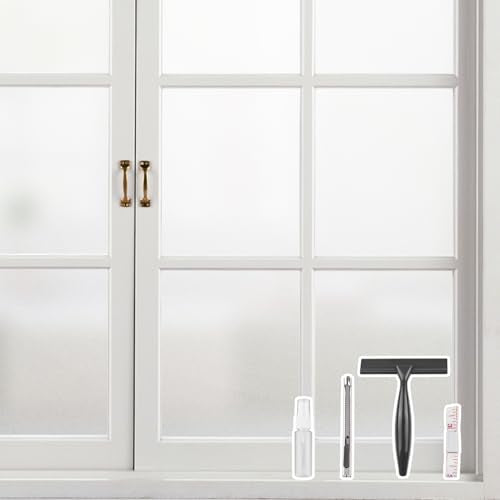 Frosted Glass Window Privacy Film with Tools