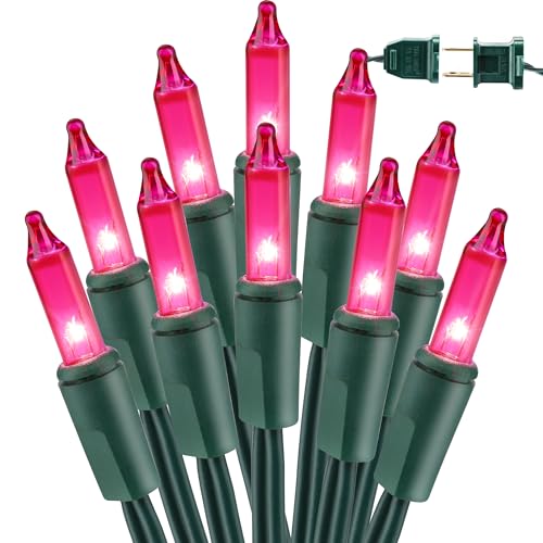 Pink Christmas Lights (300 Count)