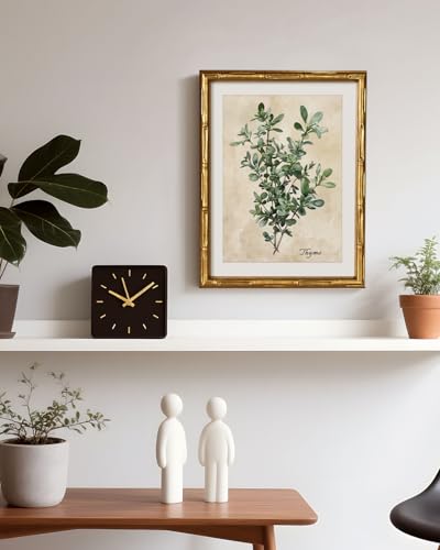 Gold Framed Bamboo Wall Art
