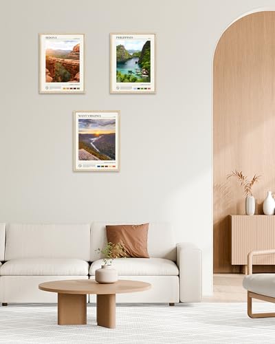 12x16IN Sedona Framed Wall Art Red Rock Canvas Print