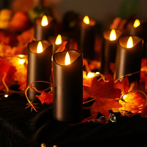 Black Flameless Candles (9 Count)
