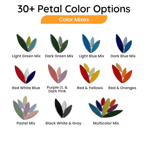 VerzTile Mosaic Tiles for Crafts (70 Count)