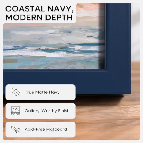 12x12 Blue Picture Frame
