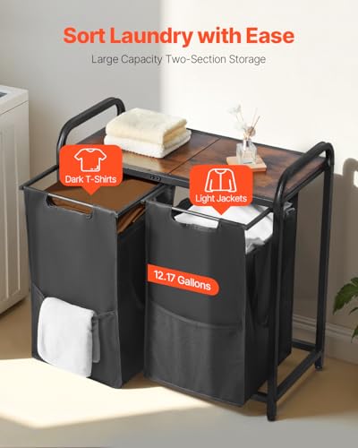 2 Section Laundry Sorter