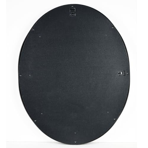 20 x 16 inch Black Wall Mirror Oval Bathroom Mirror Bedroom Mirror