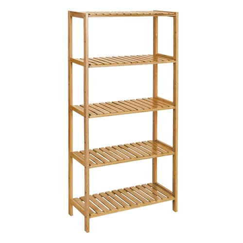 5 Tier Bamboo Shelf