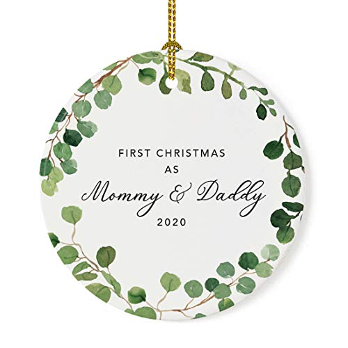Custom Year Round Ceramic Porcelain Christmas Tree Ornament Keepsake Collectible Gift