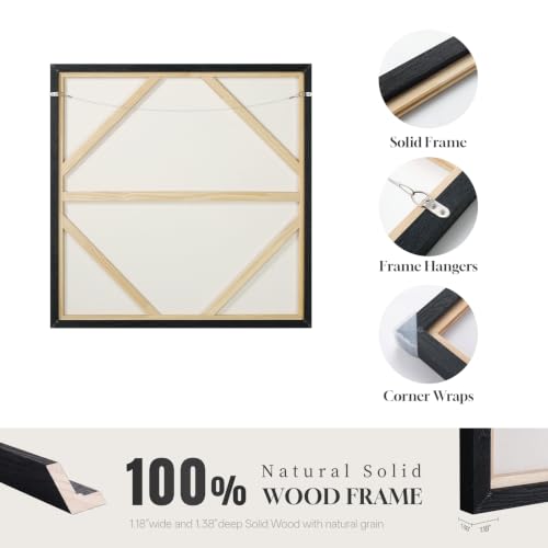 Extra Large Framed Abstract Landscape Wall Art for Living Room