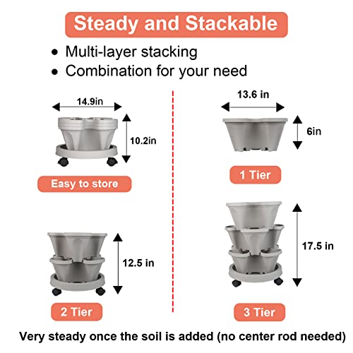 Vertical Planter Tower (2 Count)
