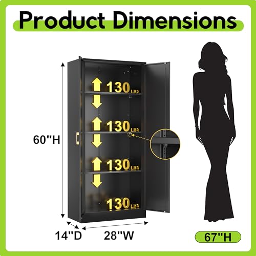 Metal Kitchen Pantry Cabinet
