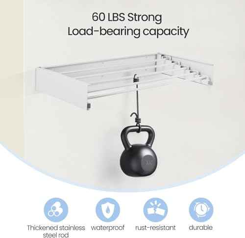 Wall Mounted Laundry Drying Rack