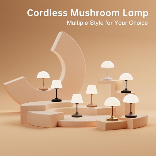 Mushroom Lamp Cordless Lamp Table Lamp