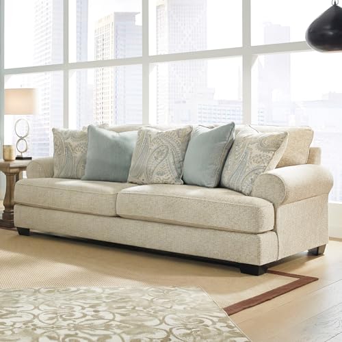 Deep Seat Chenille Sofa