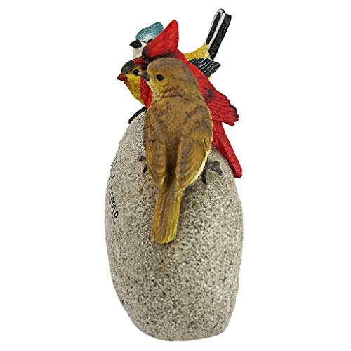 Birdy Welcome Garden Stone Statue