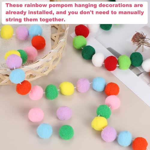 26Ft Pom Pom Garland Decorations