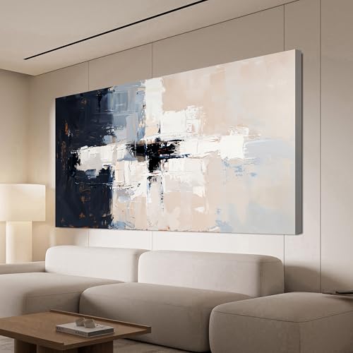 Abstract Black White Wall Art Decor Pictures for Living Room 20" X 40"