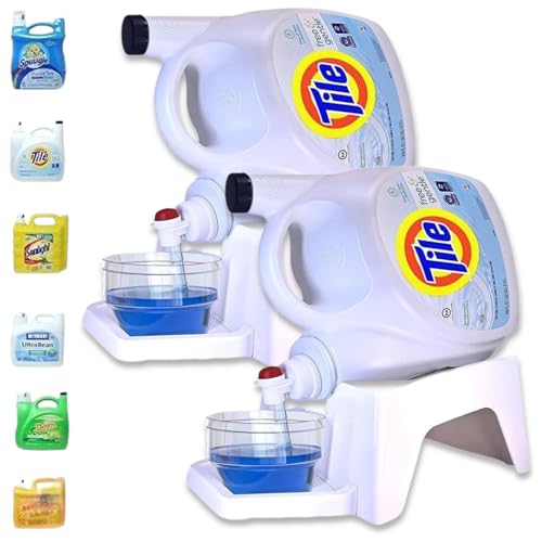 Liquid Laundry Detergent Holder Stand with Drip Tray