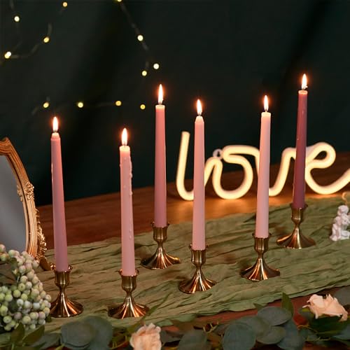 Gold Taper Candle Holder (12 Count)