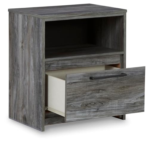 Baystorm Coastal Nightstand with Drawer
