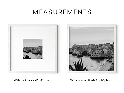 White Square Frames Set of 9 (9 Count)