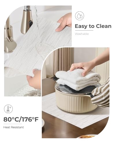 Pale Beige Placemats Set of 12 (12 Count)