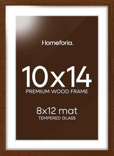 10x14 Brown Oak Picture Frame