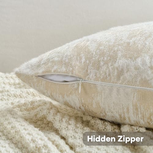 Pack of 2 Faux Cashmere Throw Pillow Covers 18x18 Inch (2 Count)