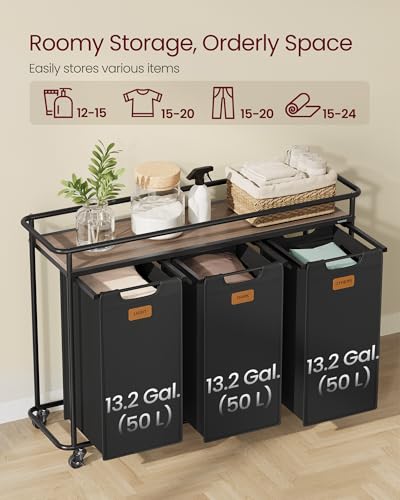 Laundry Sorter with Wheels
