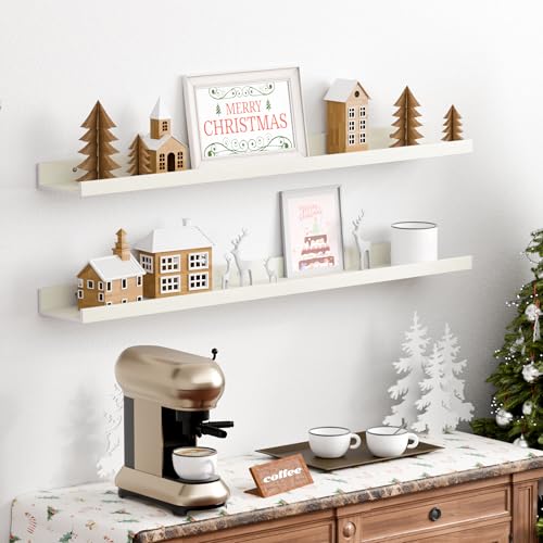 Floating Shelves for Wall Decor and Storage (6 Count)