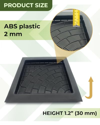 Plastic Molds Concrete Set Patio Paving Mold 4 pcs