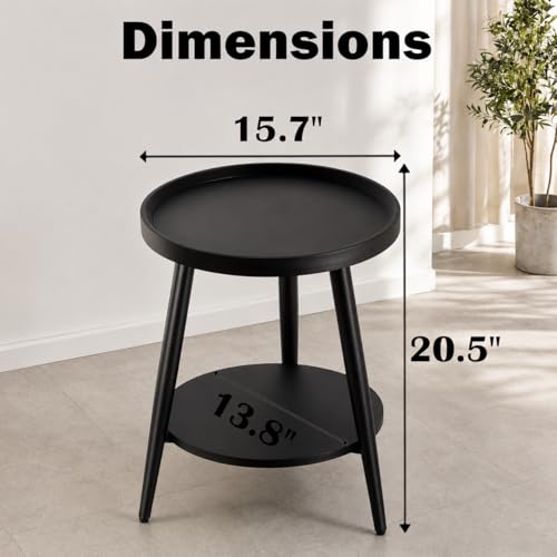 Black Side Table