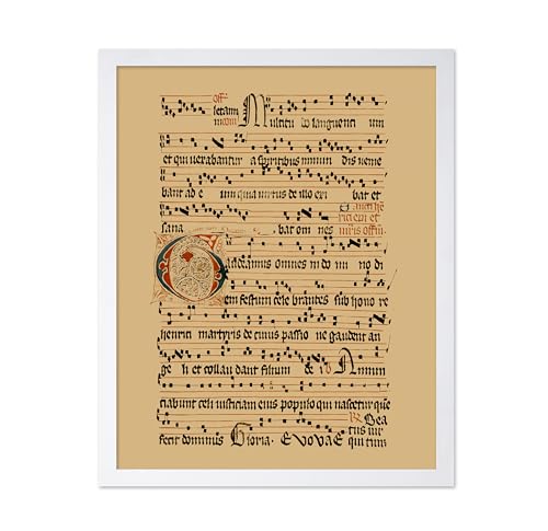 Vintage Hymnal Poster