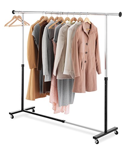 Adjustable Rolling Garment Rack