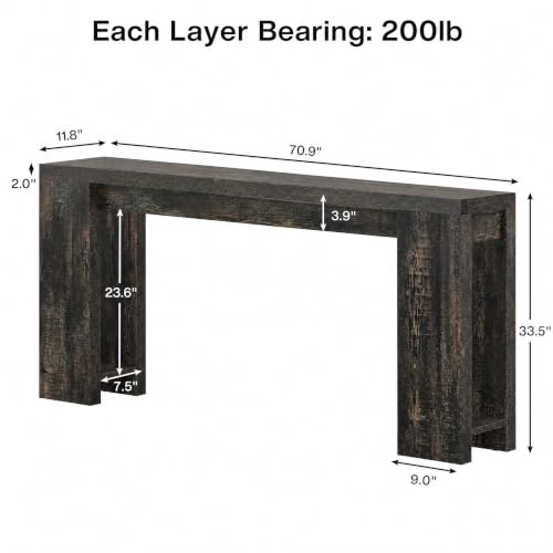 70.9 Inch Console Table
