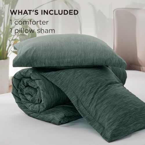 Dark Green Twin Comforter Set
