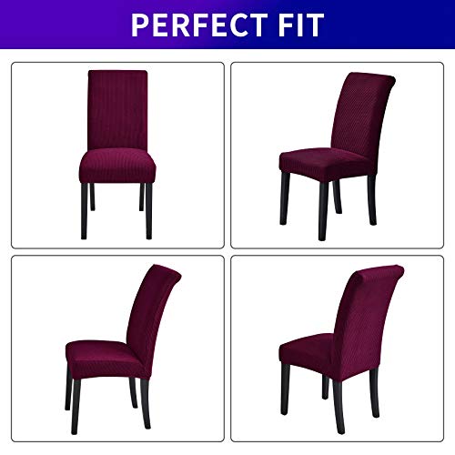 Stretch Chair Covers for Dining Room Set of 2
