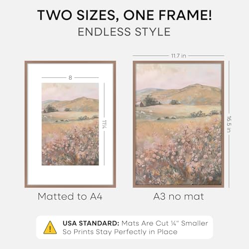 A3 Mocha Picture Frame