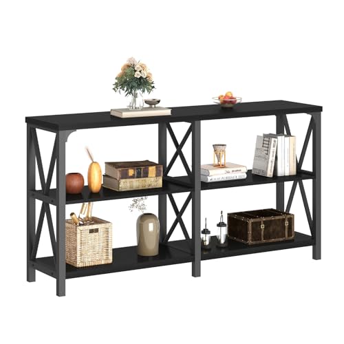 Black Sofa Table for Entryway