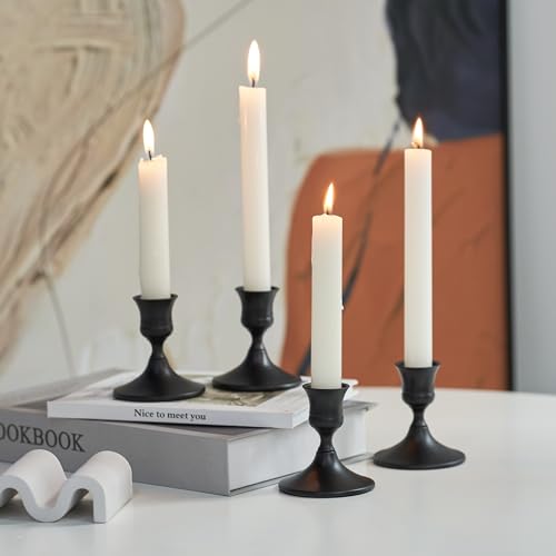 Black Taper Candle Holder (4 Count)