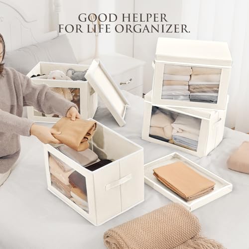 Storage Bins with Lids (3 Count)