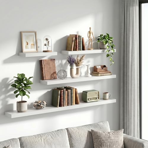 36 Inch Floating Shelves Wall Mounted for Display (2 Count)