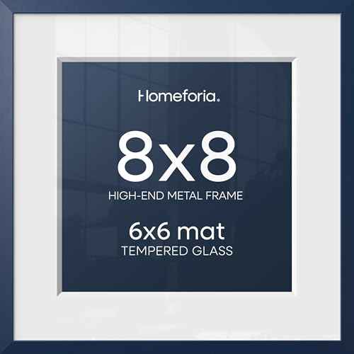 8x8 Blue Picture Frame