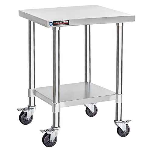 24x24 NSF Stainless Steel Cart Work Table