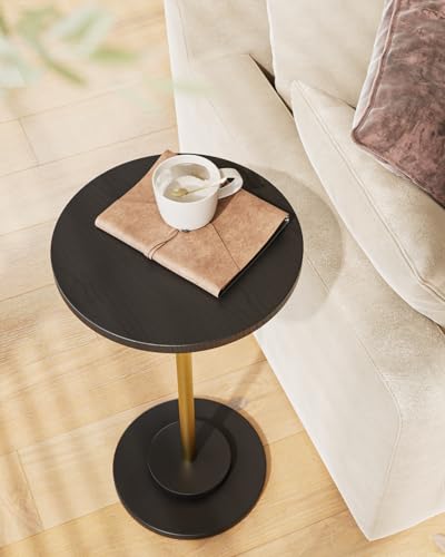 Drink Table Round Side Table for Small Spaces
