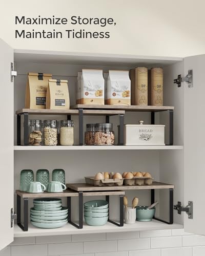 Cabinet Organizer Shelf (4 Count)