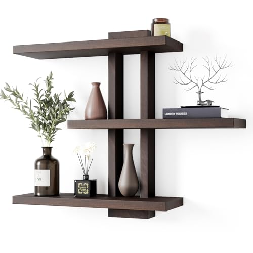 Wood Floating Shelves Set of 3