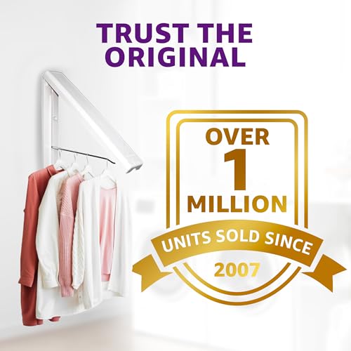 ABS Wall Mounted Clothes Drying Rack (2 Count)