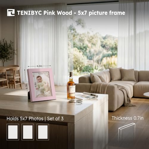 5x7 picture frame 3 Pack (3 Count)