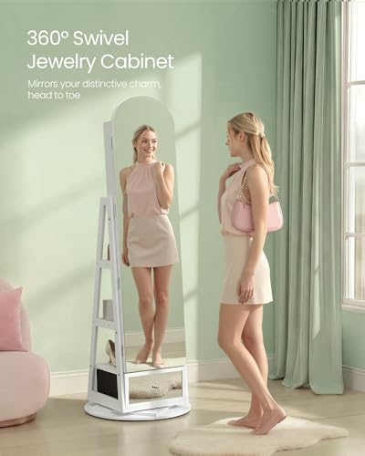 360° Swivel Jewelry Cabinet
