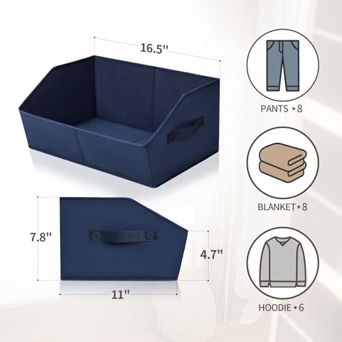 Closet Baskets for Shelves Trapezoid (3 Count)